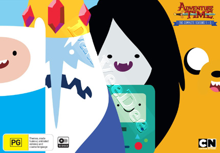 Adventure Time |Complete Seasons 1-5 | Adventure Time with Finn & Jake  | Adventure Time - Complete Seasons One to Five  DVD